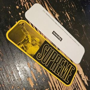 Supreme Miles Davis YELLOW Sticker SS21 + FREE SURPRISE